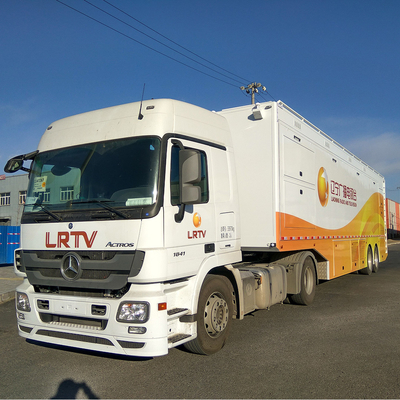Customization OBV Outdoor Van for TV Station Broadcast Company Breaking News Broadcasting