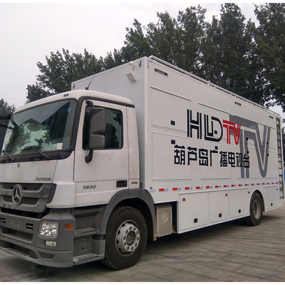 Customization OBV Outdoor Van for TV Station Broadcast Company Breaking News Broadcasting