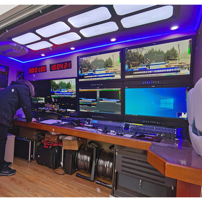 Customization OBV Outdoor Van for TV Station Broadcast Company Breaking News Broadcasting