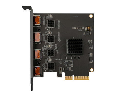 Resolution 4-Channel PCIe Video Capture Card for Simultaneous Display and Switching