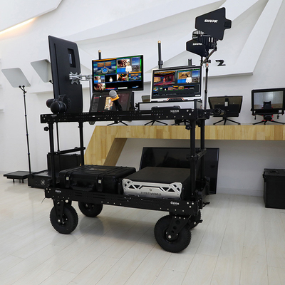 Equipment Storage Movie Shooting Studio Room Cart with Unfold Dimensions 120*60*92cm