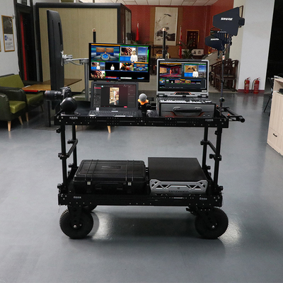Equipment Storage Movie Shooting Studio Room Cart with Unfold Dimensions 120*60*92cm