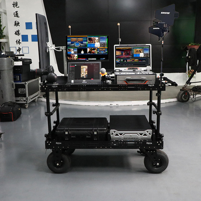 Equipment Storage Movie Shooting Studio Room Cart with Unfold Dimensions 120*60*92cm