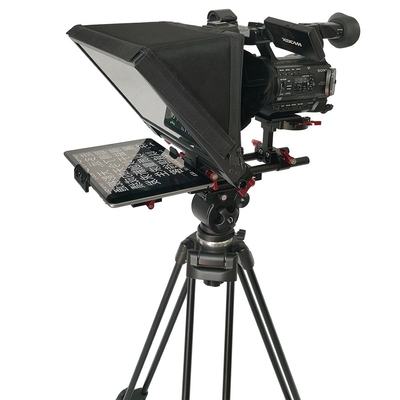 7-13 inch Portable Tablet Teleprompter for DSLR Video Shooting and Live Streaming