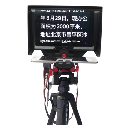 Portable Tablet Teleprompter for Tablet Live Broadcast 7.8kg 7&quot; 11&quot; 13&quot; TY330