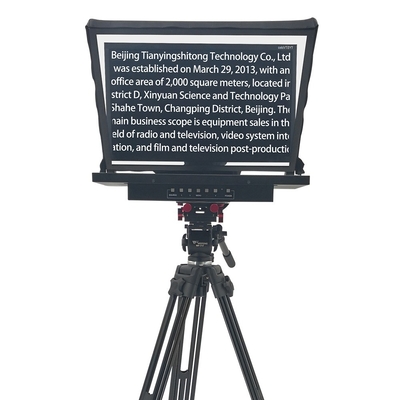 Customizable Font and Background Colors on 1000nit Monitor Teleprompter for TV Studio