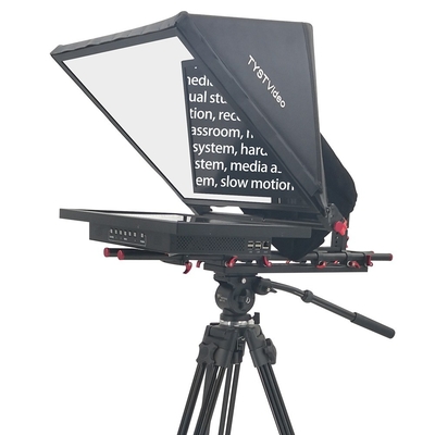 Customizable Font and Background Colors on 1000nit Monitor Teleprompter for TV Studio