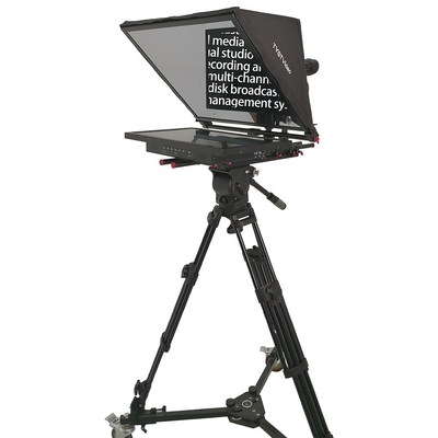 Customizable Font and Background Colors on 1000nit Monitor Teleprompter for TV Studio