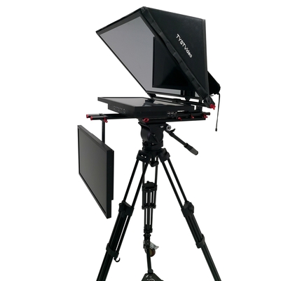 TY-24G2 Pro 24&quot; Dual Screen Studio Teleprompter The Ultimate Tool for News Broadcasting