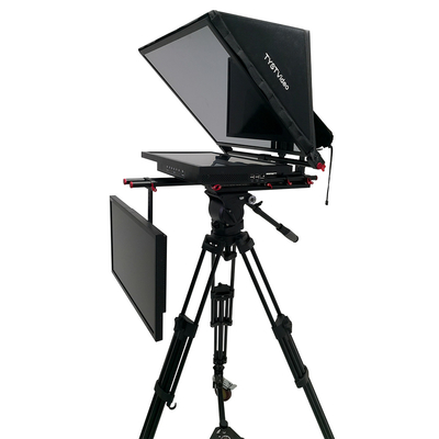 TYSTVideo Radio Broadcast Equipment Teleprompter with 24 inch Monitor Perfect Match