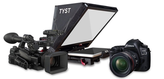 TYSVideo Portable Pad Tablet Teleprompter for DSLR Camera Teleprompting and Shooting
