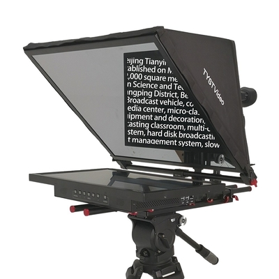21 Inch Single Screen Studio Teleprompter with Tempered Beam Splitter Glass and Font