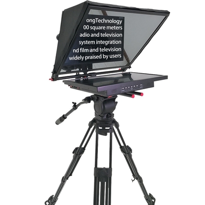21 Inch Single Screen Studio Teleprompter with Tempered Beam Splitter Glass and Font