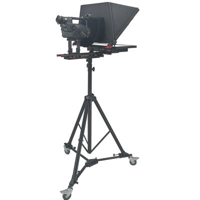 24 inch Single Screen Wireless Remoter Tripod Broadcasting Announcer Teleprompter for Live Stream