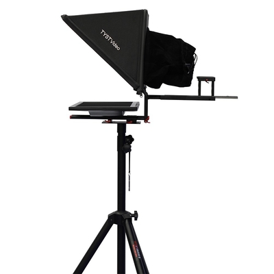 TS200 20 inch Single Screen Tempered Glass Studio TV Broadcasting Prompter with Tripod