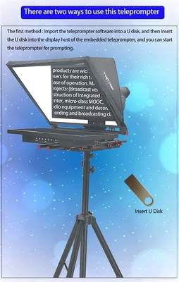 21-inch Private Mold TYST Built-in Computer Broadcasting Announcer with Wireless Remote