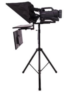 High Brightness Dual Screen 21 inch Built-in Prompter Computer for Speech Studio Room