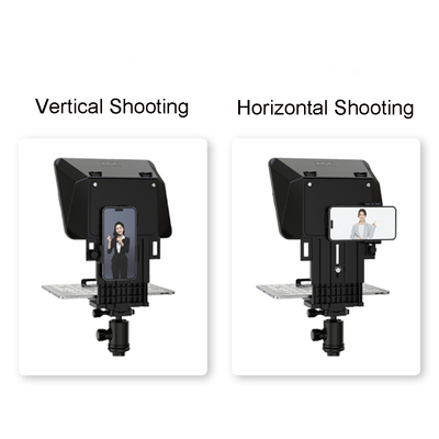 Universal Mobile Phone and Pad Prompting Teleprompter for  Live Shooting TS-350Pro