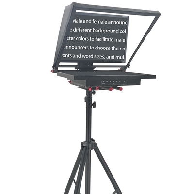 Professional TV Studio Equipment 24inch Single Screen Built-in Prompter with Auto-Mirror