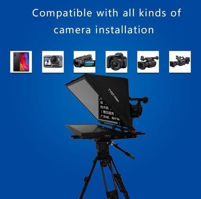TYSTVideo Embedded Teleprompter for Studio Room Win 7 Supported 97% Light Transmittance