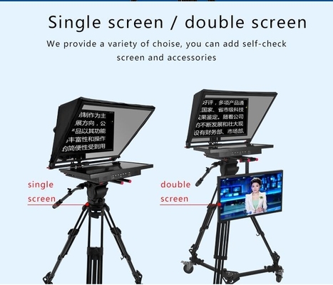 TYSTVideo Embedded Teleprompter for Studio Room Win 7 Supported 97% Light Transmittance