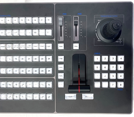 PTZ Input 4M/E TYST Switch Panel Keyboard VMIX Control Panel 4ME Real Time Live Slow Motion Playback Systems