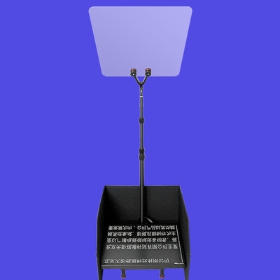 Adjustable Glass Height 17 inch Teleprompter for TV Video Conferences and Live Events