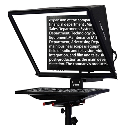 Word and Picture Compatible 24 Inch Single Screen Teleprompter for Studio Presentation