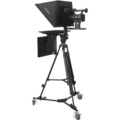 S240P Studio 24 Inch Dual Monitor Teleprompter with Wireless Remote and Tempered Glass