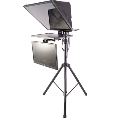 24 inch Flip Teleprompter  for Studio Monitor High Light Transmittance