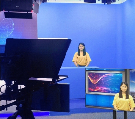 24 inch Flip Teleprompter  for Studio Monitor High Light Transmittance