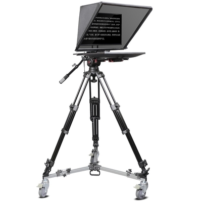 Private Mold 24 Inch Television and Broadcast Studio Teleprompter with 1 Set Remote