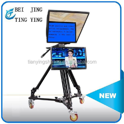 Indoor or Outdoor TS-T110/22D Professional Studio Teleprompter with Self-Check Screen