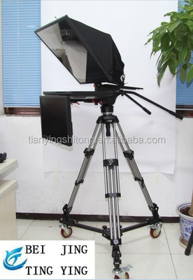 Indoor or Outdoor TS-T110/22D Professional Studio Teleprompter with Self-Check Screen