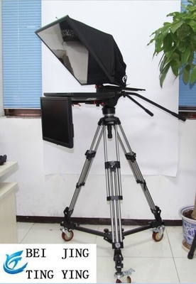 Self-Check Dual Screen 24&quot; Autocue Teleprompter for Broadcasting Studio OEM/ODM Supported
