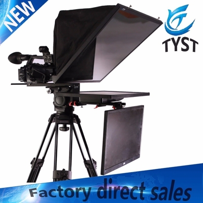 Self-Check Dual Screen 24&quot; Autocue Teleprompter for Broadcasting Studio OEM/ODM Supported
