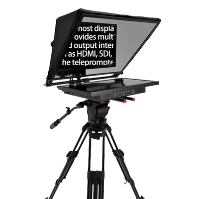 21G-GH 21inch Single Screen Studio Teleprompter with Professional Tripod and Casters