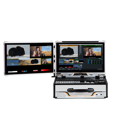 Portable All-in-one Live Broadcasting Machine with HD Vmix Software and 12 Channels