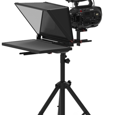 Professional 24 Inch Teleprompter for Camera DV 1920*1080P Resolution Wireless Remote