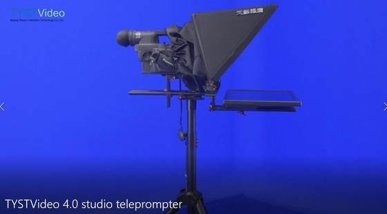 Professional 24 Inch Teleprompter for Camera DV 1920*1080P Resolution Wireless Remote