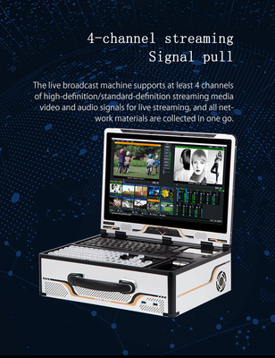 16G RAM 17.3 inch Live Streaming System with Audio and Radio Advanced Technology
