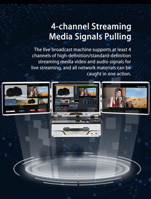 16G RAM 17.3 inch Live Streaming System with Audio and Radio Advanced Technology