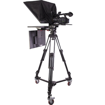 24 inch Studio Dual Monitor Teleprompter for Speech Live Broadcast OEM