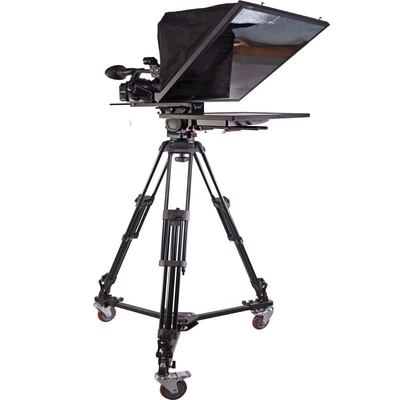 24 Inch Television and Broadcast Studio Teleprompter with 1 Set Remote Live Sports