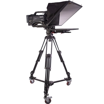 24 Inch Television and Broadcast Studio Teleprompter with 1 Set Remote Live Sports