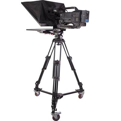 24 Inch Television and Broadcast Studio Teleprompter with 1 Set Remote Live Sports