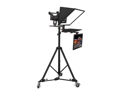 Teleprompting and Shooting Made Easy Studio Teleprompter with Self-check Mirror Screen