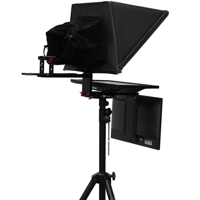 TS2200 22 Inch Dual Screen Speech and Broadcasting Studio Teleprompter for Laptop