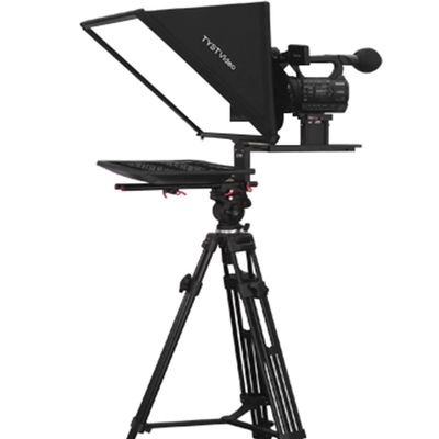TYSTvideo 24 inch High Brightness Autocue Camera Teleprompter for Black News Broadcasting
