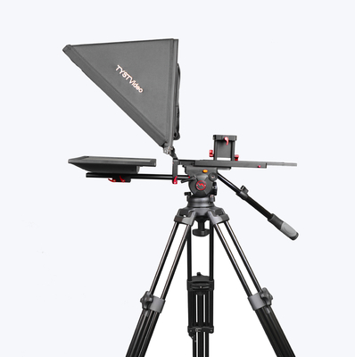 24 Inch Television and Broadcast Studio Teleprompter with 5 Meters Tystvideo Remote